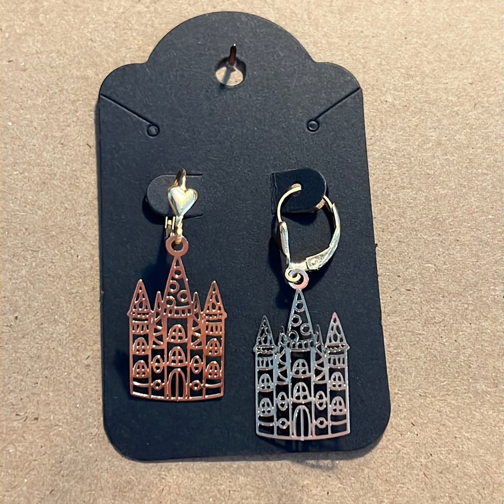 Cinderella’s Castle earrings